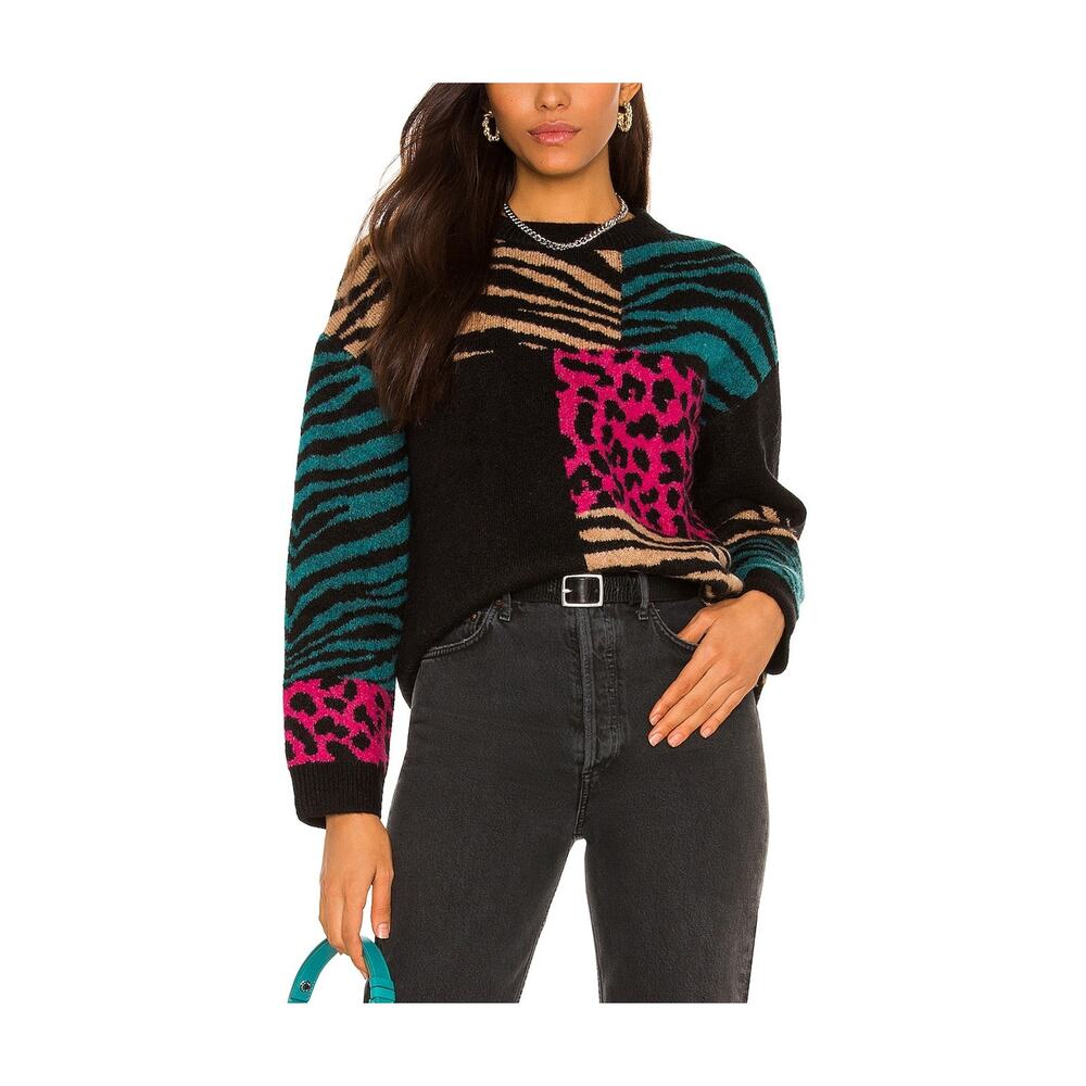 Rails 'Kylie' Black Polyacrylic Pullover Sweater Size XS